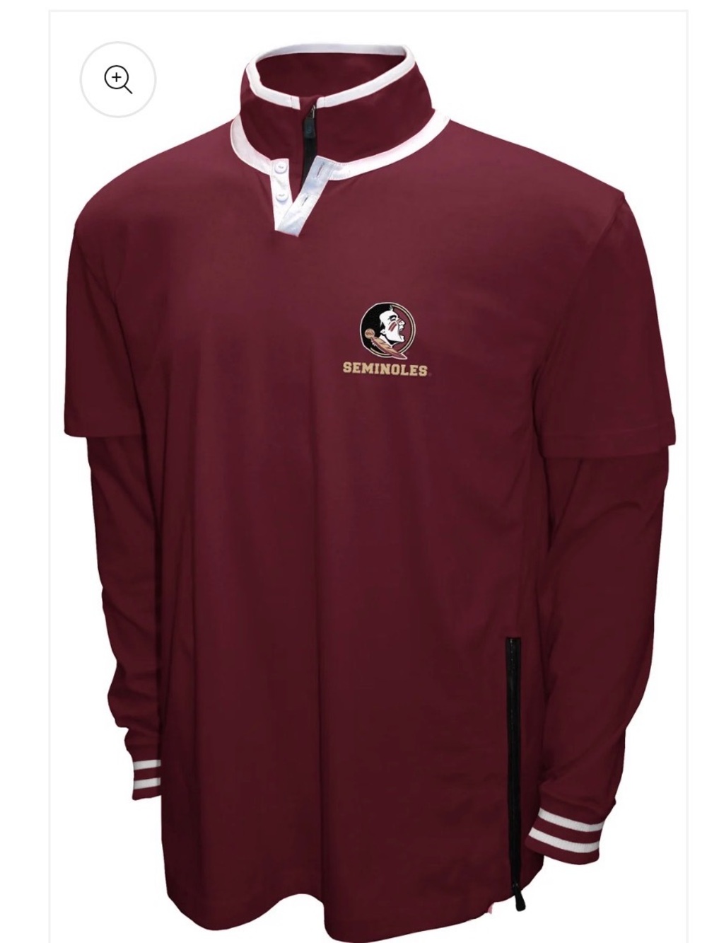 Florida State Seminoles Franchise Club 3-in-1 Double-Down Set Burgundy Medium